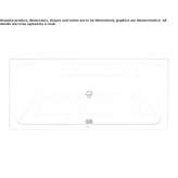 Built-in acrylic bathtub Telica