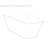 Freestanding bathtub Yalding