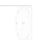 Enamelled steel bathtub Pleyne