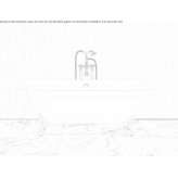 Freestanding oval cast iron bathtub Pozos