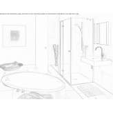 Built-in enamelled steel bathtub Halacho