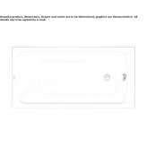 Built-in acrylic bathtub Telica