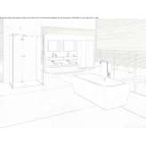 Freestanding rectangular bathtub Canelas