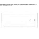 Built-in acrylic bathtub Telica