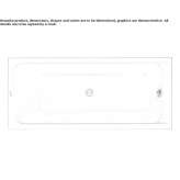 Built-in acrylic bathtub Telica