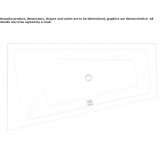 Built-in corner bathtub Pontey