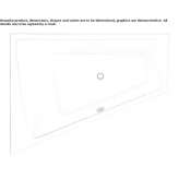 Built-in corner bathtub Pontey