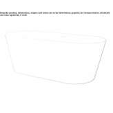Freestanding oval acrylic bathtub Scario