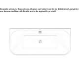 Acrylic bathtub Odemira