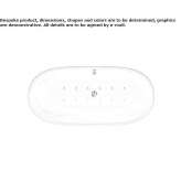 Freestanding oval DuraSolid hot tub Latresne