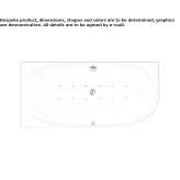 DuraSolid corner hot tub Latresne