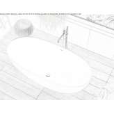 Dolotek© free-standing oval bathtub Ojus
