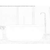 Freestanding oval Luxolid® bathtub Kinston