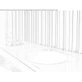 Square built-in bathtub Varkaus