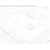 Rectangular bathtub Murton