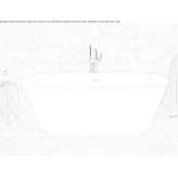 Dolotek© free-standing oval bathtub Ojus
