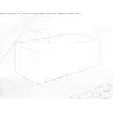 Rectangular built-in bathtub made of enameled steel Chauve