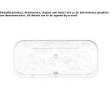 Free-standing acrylic bathtub with hydromassage Odemira