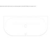 Rectangular bathtub made of enameled steel Appels