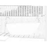 Dolotek© free-standing oval bathtub Ojus