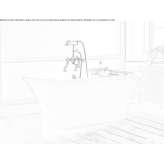 Oval acrylic bathtub Buttwil