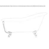 Cast iron bathtub with legs Zurite
