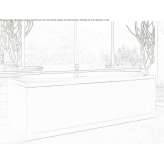 Rectangular acrylic bathtub with hydromassage Sells