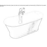 Cast iron bathtub Zurite