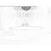 Free-standing oval bathtub made of enamelled steel Rucar