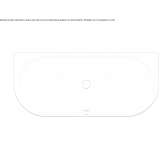Enamelled steel bathtub Chauve