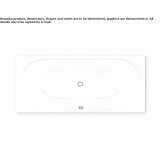 Rectangular built-in bathtub Ilici