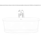 Freestanding oval bathtub Ilhavo