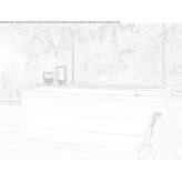 Rectangular acrylic bathtub with hydromassage Bonnert