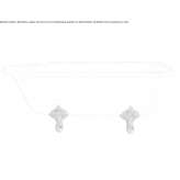 Oval acrylic bathtub Povarovo