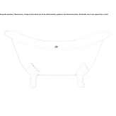 Cast iron bathtub with legs Zurite