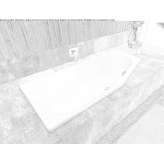 Built-in enamelled steel bathtub Chirpan