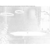 Built-in hexagonal steel bathtub Ilici