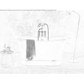 Copper bathtub Sanayca