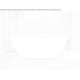Freestanding oval bathtub Schalkau