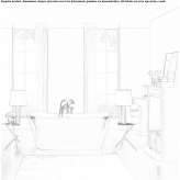 Steel bathtub in a classic style Lusia