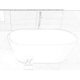 Oval bathtub Branges