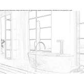Freestanding oval bathtub made of natural stone Lavra