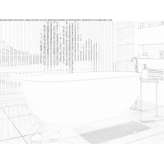 Freestanding oval acrylic bathtub Mollia