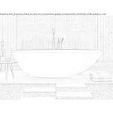 Freestanding oval acrylic bathtub Holm
