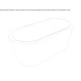 Freestanding acrylic bathtub Vcelna