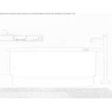 Freestanding oval bathtub made of composite material Inzell