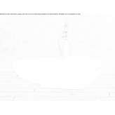 Wanna owalna typu Solid Surface Orero