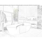 Freestanding Krion® bathtub Jermyn