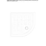 Corner ceramic shower tray Zychlin