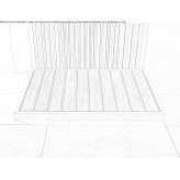 Teak shower tray Roseburg